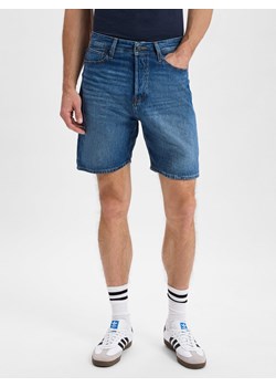 Jack & Jones Męskie szorty jeansowe - JJItony Mężczyźni Bawełna medium stone jednolity ze sklepu vangraaf w kategorii Spodenki męskie - zdjęcie 181981258