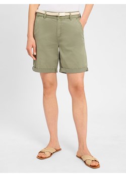 s.Oliver Szorty Kobiety Bawełna khaki jednolity - id: 746692-0003-00340 - marki s.Oliver - 181981278 s.Oliver Szorty Kobiety Bawełna khaki jednolity ze sklepu vangraaf w kategorii Szorty - zdjęcie 181981278