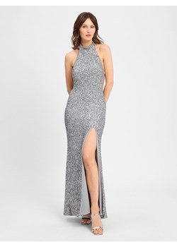 Hey Kyla Damska sukienka wieczorowa Kobiety srebrny wypukły wzór tkaniny ze sklepu vangraaf w kategorii Sukienki - zdjęcie 181981328