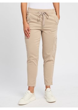 Street One Damskie spodnie cargo - Bonny Kobiety Lyocell szary jednolity ze sklepu vangraaf w kategorii Spodnie damskie - zdjęcie 181981365