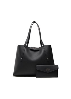 Torebka Guess Eco Brenton Tote HWEVG8 39023 Czarny ze sklepu eobuwie.pl w kategorii Torby Shopper bag - zdjęcie 181982026