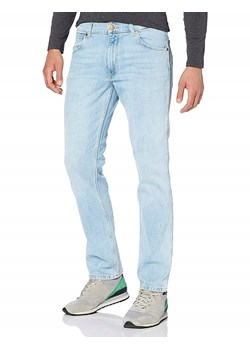 WRANGLER GREENSBORO MĘSKIE SPODNIE JEANSOWE JEANSY MORNING LIGHT W15QBG76N 112126861 ze sklepu YouNeedit.pl w kategorii Jeansy męskie - zdjęcie 181982926