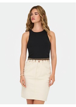 ONLY Top Shelly 15325019 Czarny Slim Fit ze sklepu MODIVO w kategorii Bluzki damskie - zdjęcie 181984046