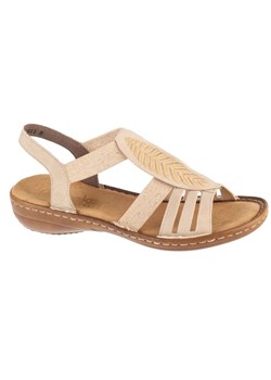 Sandały Rieker Sandals 608C0-62 beżowy ze sklepu ButyModne.pl w kategorii Sandały damskie - zdjęcie 181984897