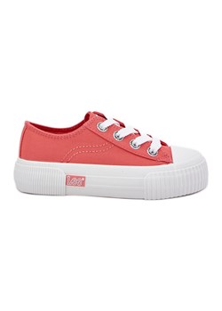 Dziecięce Młodzieżowe Trampki LEE Isla C Low 50251058 Koralowe pomarańczowe ze sklepu ButyModne.pl w kategorii Trampki dziecięce - zdjęcie 181985169