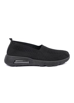 Shelvt Wygodne buty sportowe damskie czarne ze sklepu ButyModne.pl w kategorii Buty sportowe damskie - zdjęcie 181985195