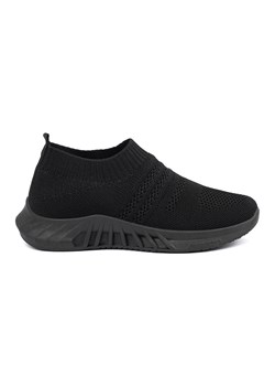 Shelvt Damskie wsuwane buty sportowe czarne ze sklepu ButyModne.pl w kategorii Buty sportowe damskie - zdjęcie 181985197