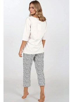 Bawełniana piżama damska Your Emotions, Kolor beżowy-wzór, Rozmiar S, Momenti per me ze sklepu Primodo w kategorii Piżamy damskie - zdjęcie 181986556