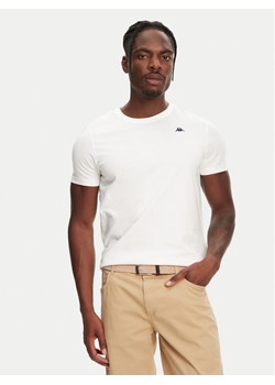 Robe di Kappa T-Shirt Luc 611187W Biały Regular Fit ze sklepu MODIVO w kategorii T-shirty męskie - zdjęcie 181988585