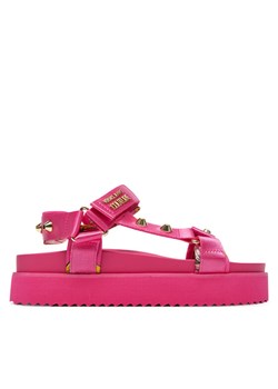 Versace Jeans Couture Sandały 78VA3SM2 Różowy ze sklepu MODIVO w kategorii Sandały damskie - zdjęcie 181988606
