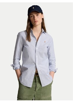 Polo Ralph Lauren Koszula 211941508001 Niebieski Slim Fit ze sklepu MODIVO w kategorii Koszule damskie - zdjęcie 181988648