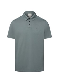 Calvin Klein Męska koszulka polo Mężczyźni Bawełna szary jednolity ze sklepu vangraaf w kategorii T-shirty męskie - zdjęcie 181990076