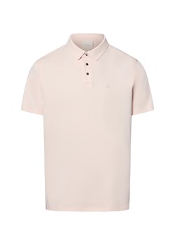 Calvin Klein Męska koszulka polo Mężczyźni Bawełna różowy jednolity ze sklepu vangraaf w kategorii T-shirty męskie - zdjęcie 181990077