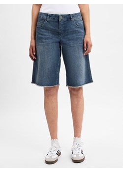 MAC Damskie dżinsowe szorty bermudy - Rich Kobiety blue stone jednolity - id: 759819-0001-00340 - marki Mac - 181990125 MAC Damskie dżinsowe szorty bermudy - Rich Kobiety blue stone jednolity ze sklepu vangraaf w kategorii Szorty - zdjęcie 181990125