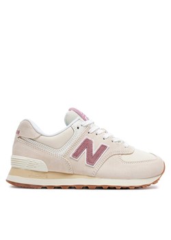 Sneakersy New Balance WL574QC2 Beżowy ze sklepu eobuwie.pl w kategorii Buty sportowe damskie - zdjęcie 181990237