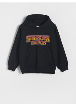 Reserved - Bluza oversize Stranger Things - czarny ze sklepu Reserved w kategorii Bluzy chłopięce - zdjęcie 181993827