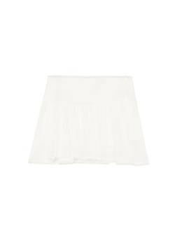 Cropp - Spódniczka mini z koronkowym wykończeniem - biały ze sklepu Cropp w kategorii Spódnice - zdjęcie 181996848
