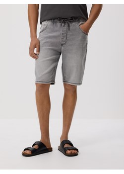 Reserved - Jeansowe szorty jogger - jasnoszary - id: 8578H-09J - marki Reserved - 181997208 Reserved - Jeansowe szorty jogger - jasnoszary ze sklepu Reserved w kategorii Spodenki męskie - zdjęcie 181997208