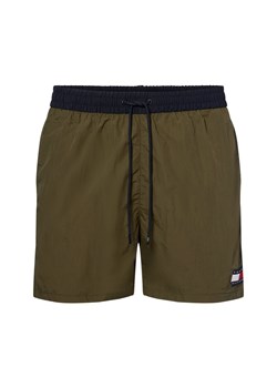 Tommy Hilfiger Męskie spodenki kąpielowe Mężczyźni khaki jednolity ze sklepu vangraaf w kategorii Kąpielówki - zdjęcie 181997399
