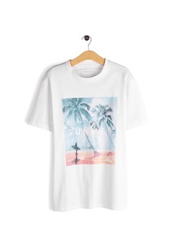 GATE Bawełniana koszulka z nadrukiem S ze sklepu gateshop w kategorii T-shirty męskie - zdjęcie 182000586