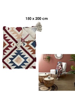 Ethnical Life Pled w kolorze kremowym ze wzorem - 200 x 150 cm ze sklepu Limango Polska w kategorii Tekstylia - zdjęcie 182002016