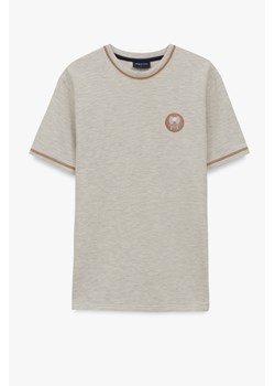 T SHIRT TENNIS CLUB 118 SZARY Z BAWEŁNĄ ze sklepu Recman w kategorii T-shirty męskie - zdjęcie 182002857