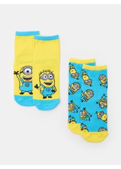 Sinsay - Skarpetki 2 pack Minions - wielobarwny ze sklepu Sinsay w kategorii Skarpetki dziecięce - zdjęcie 182003505