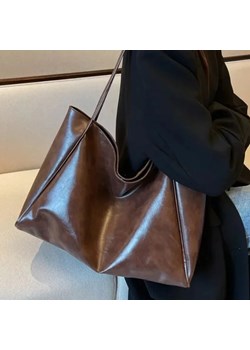 Klasyczna torba shopper - Brązowy ze sklepu Intimica.pl w kategorii Torby Shopper bag - zdjęcie 182004006