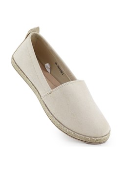 Espadryle damskie wsuwane zamszowe beż Potocki PY16332 beżowy ze sklepu ButyModne.pl w kategorii Espadryle damskie - zdjęcie 182004056