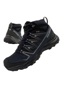 Buty Salomon Onis z membraną czarne 471013 ze sklepu ButyModne.pl w kategorii Buty trekkingowe męskie - zdjęcie 182004157