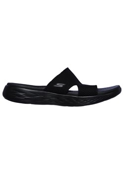 Klapki Skechers ON-The-GO 600 - Oceanside W 140003-BBK czarne ze sklepu ButyModne.pl w kategorii Klapki damskie - zdjęcie 182004615