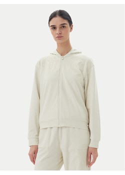 EA7 Emporio Armani Bluza 7W000479 AF13135 U1112 Beżowy Regular Fit ze sklepu MODIVO w kategorii Bluzy damskie - zdjęcie 182008288