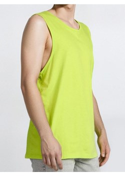 Sinsay - Bawełniany tank top - zielony ze sklepu Sinsay w kategorii T-shirty męskie - zdjęcie 182012875