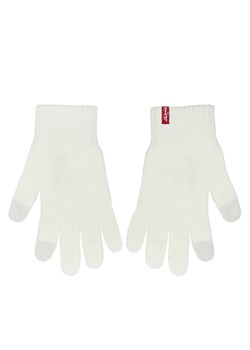 Rękawiczki Damskie Levi's® 224687-20-20 Écru ze sklepu eobuwie.pl w kategorii Rękawiczki damskie - zdjęcie 182022236