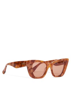 Okulary przeciwsłoneczne Max Mara MM0099 56E Brązowy ze sklepu eobuwie.pl w kategorii Okulary przeciwsłoneczne damskie - zdjęcie 182022498