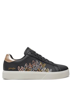 Sneakersy Skechers 185129 BKMT Czarny ze sklepu eobuwie.pl w kategorii Buty sportowe damskie - zdjęcie 182022717