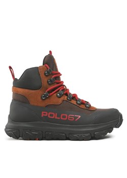 Trapery Polo Ralph Lauren Advtr 300Mid 809877994002 Czarny ze sklepu eobuwie.pl w kategorii Buty trekkingowe męskie - zdjęcie 182022825