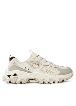 Sneakersy Skechers D'Lites Hiker 180128/NTMT Beżowy ze sklepu eobuwie.pl w kategorii Buty sportowe damskie - zdjęcie 182023015