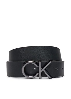 Pasek Męski Calvin Klein Adj Ck Metal Saffiano 35Mm K50K511567 Czarny ze sklepu eobuwie.pl w kategorii Paski męskie - zdjęcie 182023238