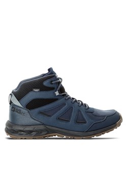 Trekkingi Jack Wolfskin Woodland 2 Texapore Mid M 4051261 Granatowy ze sklepu eobuwie.pl w kategorii Buty trekkingowe męskie - zdjęcie 182023288