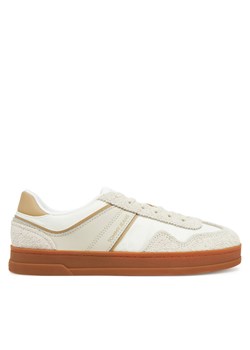 Sneakersy Tommy Jeans The Greenwich Mix Media EN0EN02730 Beżowy ze sklepu eobuwie.pl w kategorii Buty sportowe damskie - zdjęcie 182023705