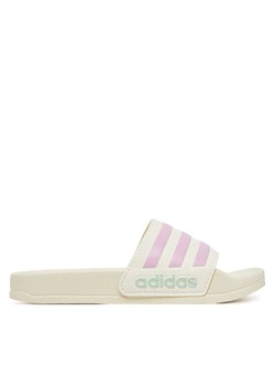 Klapki adidas adilette JP5784 Biały ze sklepu eobuwie.pl w kategorii Klapki dziecięce - zdjęcie 182023726