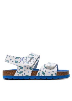 Sandały Kickers Summerkro 895457-30-33 Biały ze sklepu eobuwie.pl w kategorii Sandały dziecięce - zdjęcie 182023845