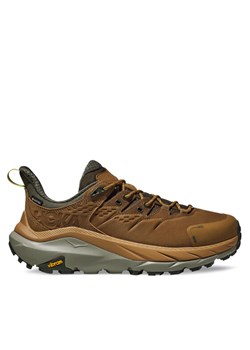 Trekkingi Hoka Kaha 2 Low GTX GORE-TEX 1123190 Brązowy ze sklepu eobuwie.pl w kategorii Buty trekkingowe męskie - zdjęcie 182023927