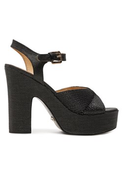 Sandały Guess Starla FLTSTA ELE03 Czarny ze sklepu eobuwie.pl w kategorii Sandały damskie - zdjęcie 182023979