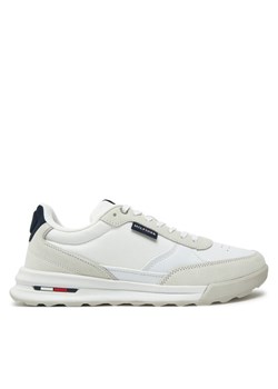 Sneakersy Tommy Hilfiger Retro Runner Mix Rwb FM0FM05371 Biały ze sklepu eobuwie.pl w kategorii Buty sportowe męskie - zdjęcie 182024039