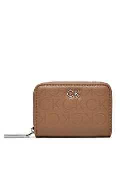 Mały Portfel Damski Calvin Klein K60K612188 Brązowy ze sklepu eobuwie.pl w kategorii Portfele damskie - zdjęcie 182024068