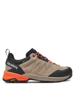 Trekkingi Dolomite Crodarossa Leather Gtx 420066 1572 Beżowy ze sklepu eobuwie.pl w kategorii Buty trekkingowe męskie - zdjęcie 182024129