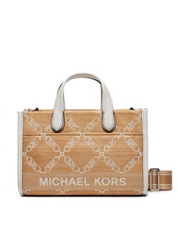 Torebka MICHAEL Michael Kors 30S4S3GM5U Beżowy ze sklepu eobuwie.pl w kategorii Torby Shopper bag - zdjęcie 182024375