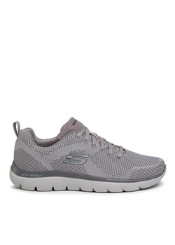 Sneakersy Skechers Brisbane 232057/LTGY Szary ze sklepu eobuwie.pl w kategorii Buty sportowe męskie - zdjęcie 182024455